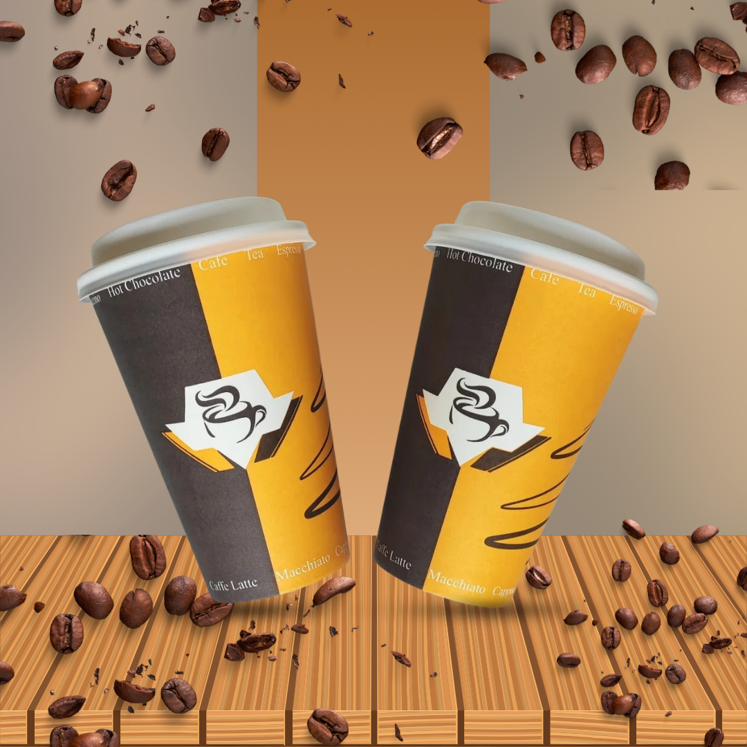 16 Oz Karton Bardak Arnes 100 Adet - Görsel 2