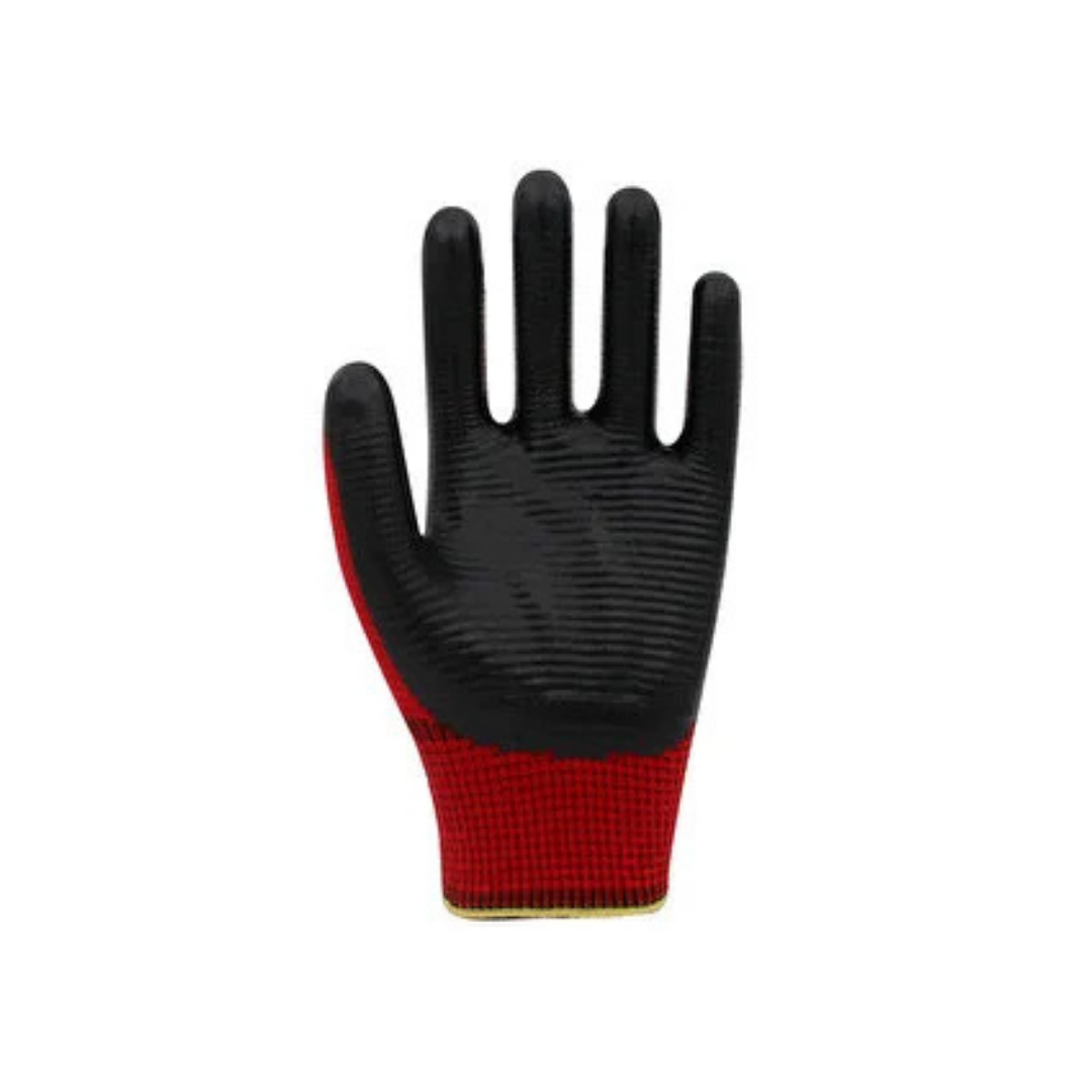 Beybi PN5 Zebra Nitril Eldiven Kırmızı - Görsel 3