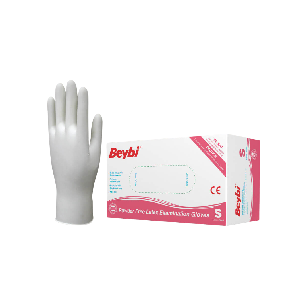 Latex Pudrasız Eldiven Beybi S