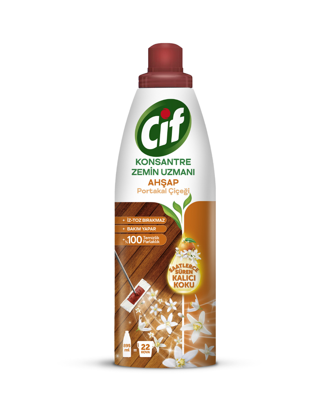 Cif Konsantre Zemin Uzmanı Ahşap Portakal Çiçeği 895 Ml