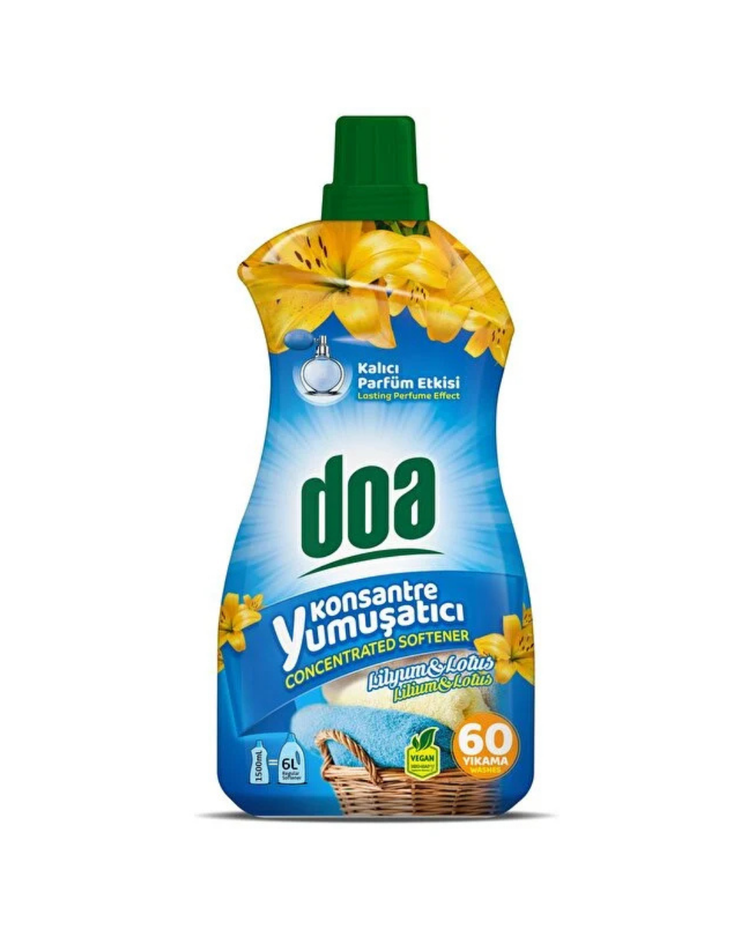 Doa Lilyumlu Lotuslu Konsantre Yumuşatıcı 1500 Ml