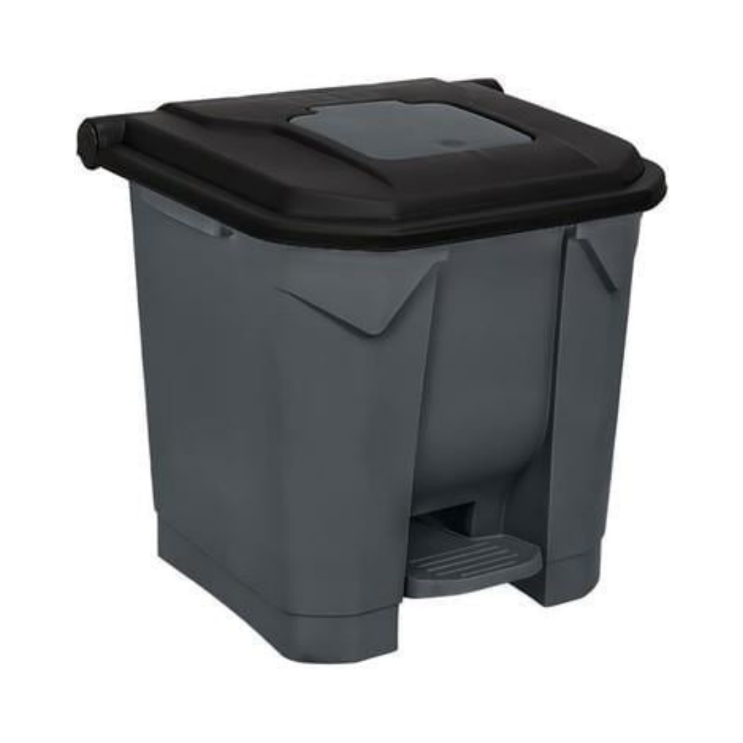 Planet Pedallı Konteyner Siyah 30 L