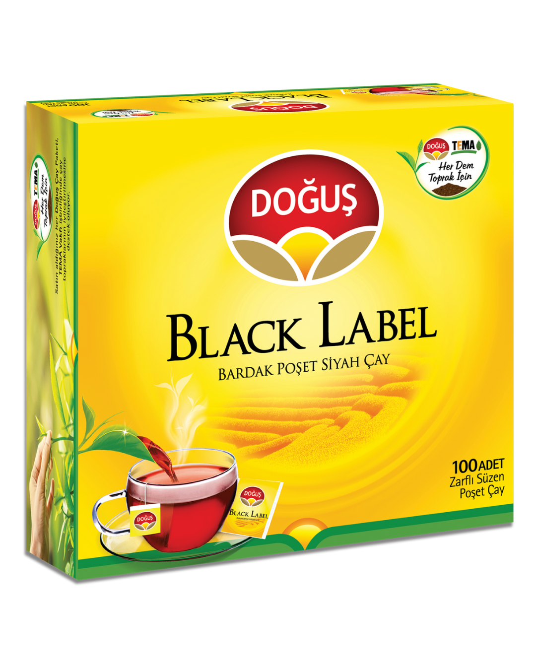 Doğuş Black Label Bardak Poşet Çay 100'lü Paket